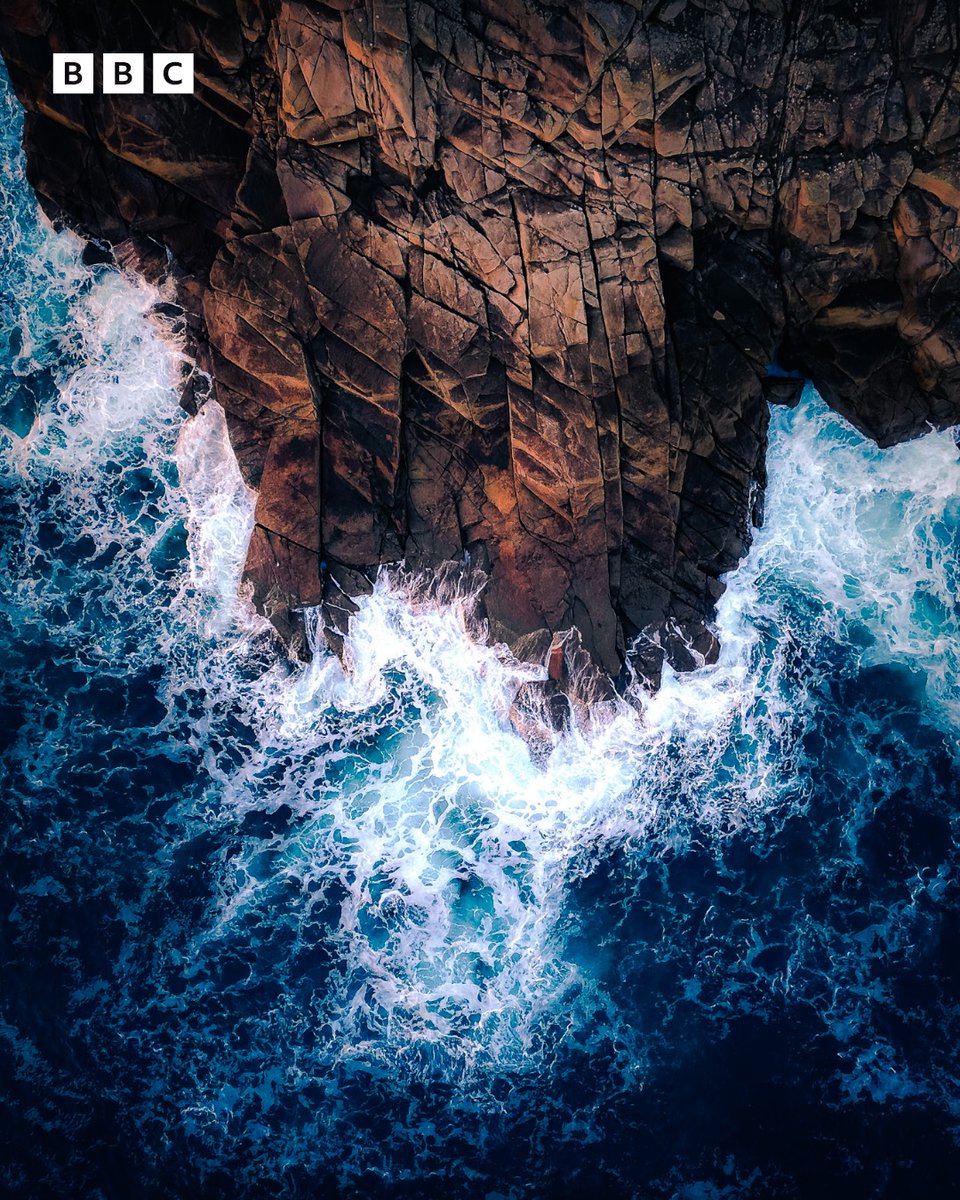 This bird's-eye view of Clifftop Down at Rinsey is a winner in the South West Coast Path Photographer of the Year! ✨ 

Dive into more stunning pictures here: bbc.in/42qG7bH

📸 Photo provided by the South West Coast Path Association, Photographer: Pete Courtis