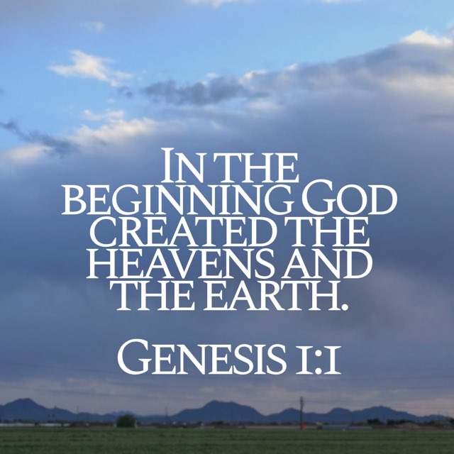 SvdByGrac3's tweet image. “In the beginning God created the heavens and the earth.”
Genesis 1:1 NKJV
bible.com/bible/114/gen.… #Genesis1v1 Genesis1:1 Genesis1.1 #GenesisChapterOneVerseOne #GenesisOneVerseOne #GenesisOneOne