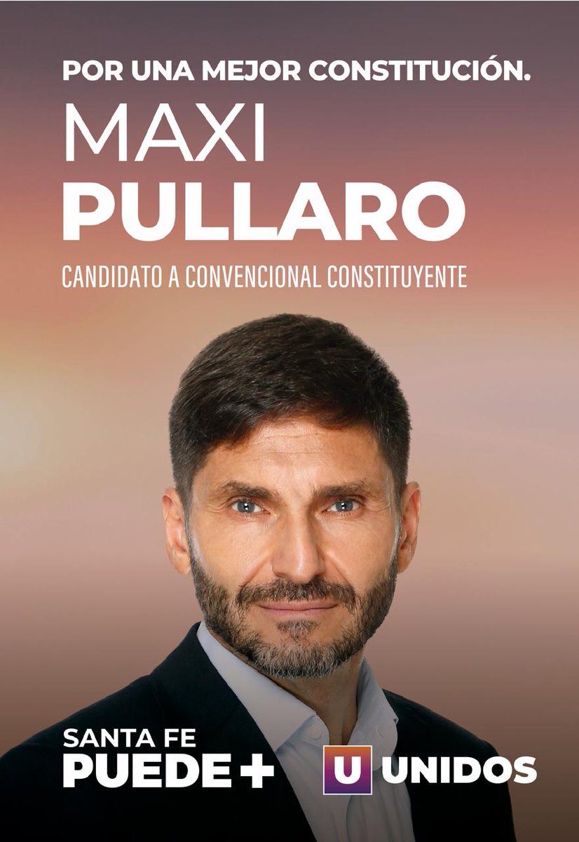 El mejor de los nuestros.
<a href="/maxipullaro/">Maximiliano Pullaro</a> Candidato a Convencional Constituyente.