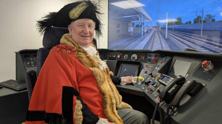 New disguise Idea <a href="/MrBButterfield/">Brian Butterfield</a> Lord Mayor train driver?