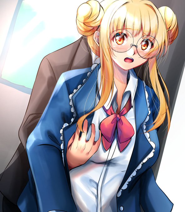 リクエストいただきました椎名真昼ちゃん(お団子ツインテver)です #Skeb 