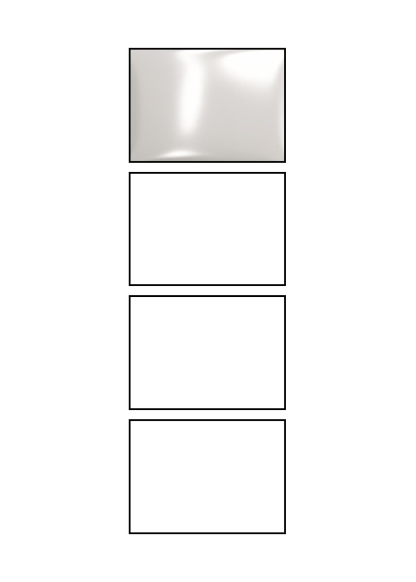 あたまテカテカ
#現代4コマ 
