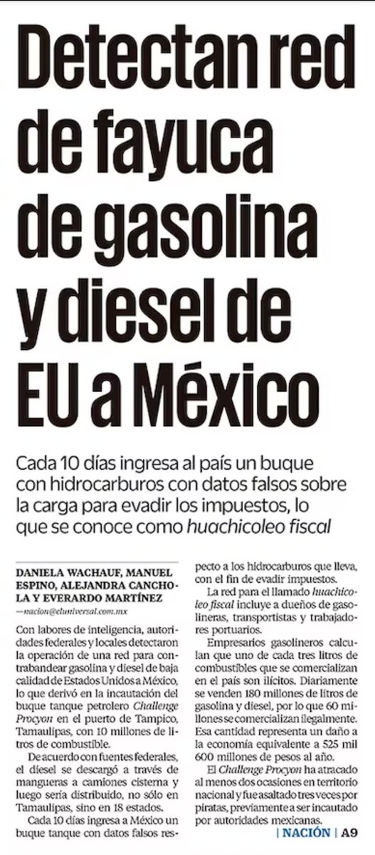 La pregunta es:

¿Porqué en el sexenio de AMLO no combatieron el huachicol?

La respuesta es obvia:

Porque eran CÓMPLICES

¿Se imaginan cuánto se robó en el sexenio pasado?

Con razón el viejo zángano está escondido..