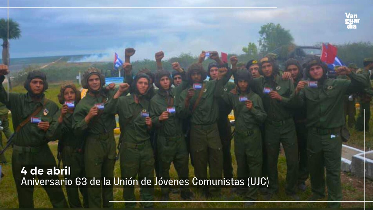 ☀️ Buenos días.

🇨🇺 🎊 Este #4DeAbril amanecemos celebrando el cumpleaños 64 de la <a href="/OPJMCuba/">OPJM Cuba</a>, los 63 años de la <a href="/UJCdeCuba/">UJC de Cuba</a> y el aniversario 64 del Ejército Central.

¡Muchas felicidades!
