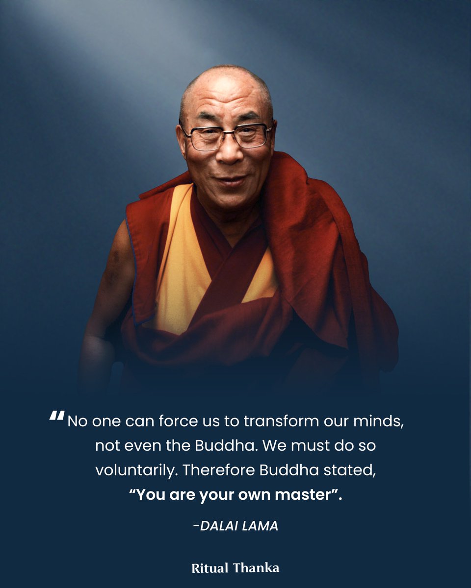 Ritualthanka's tweet photo. True transformation comes from within. 🌱 It's a journey we must choose for ourselves.

If you agree, drop a "💙" below and let’s inspire each other to grow. 🙏

#ritualthanka #DalaiLama #InnerGrowth #JourneyToSelf #SpiritualAwakening #SelfLove #PersonalDevelopment #Mindfulness https://t.co/jap24MRrsy