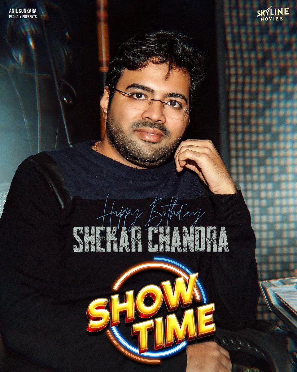 GK Media (@gkcinemapro) on Twitter photo Happy Birthday to Music Director #ShekarChandra Garu!
Wishing a year filled with music, joy, and well-deserved applause❤️
-Team #ShowTime 🍿
#HBDShekarChandra <a href="/SkylineMoviez/">Skyline Movies</a> Happy Birthday to Music Director #ShekarChandra Garu!
Wishing a year filled with music, joy, and well-deserved applause❤️
-Team #ShowTime 🍿
#HBDShekarChandra <a href="/SkylineMoviez/">Skyline Movies</a>