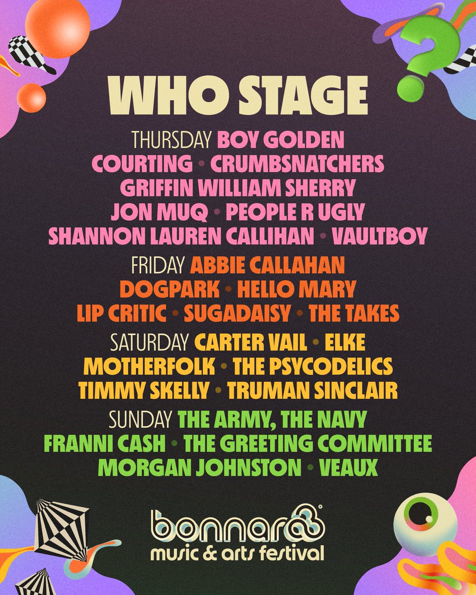 Beyond stoked to announce our <a href="/Bonnaroo/">Bonnaroo</a> debut! This is a festival we’ve attended many times, and I could go on and on about what this means to us, but I’ll just say it’s a dream come true. We’re excited and we’re scheming up some special things. Love you, see ya around ❤️