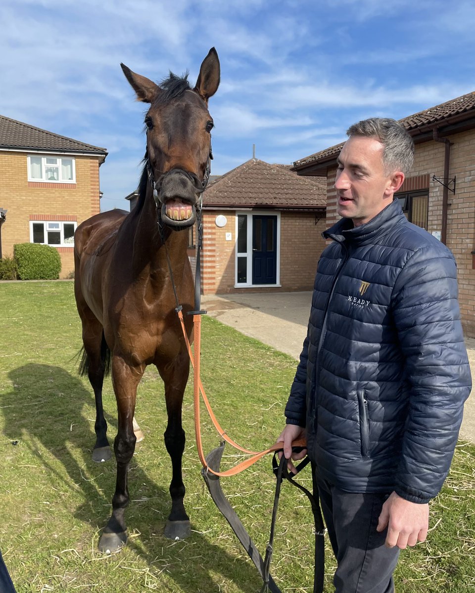 Bobby Jackson (@bobby__jackson) on Twitter photo Horantzau d’Airy and <a href="/MKeadyRacing/">Michael Keady</a> all set for the Grand National, the horse’s first start since being bought <a href="/tatts_online/">Tattersalls Online</a>.
Good luck team! Horantzau d’Airy and <a href="/MKeadyRacing/">Michael Keady</a> all set for the Grand National, the horse’s first start since being bought <a href="/tatts_online/">Tattersalls Online</a>.
Good luck team!