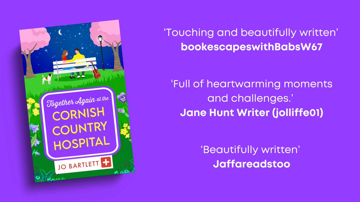 Boldwood Books (@boldwoodbooks) on Twitter photo Thank you to <a href="/BookEscapesBlog/">Babs Wilkie</a>, <a href="/Jolliffe03/">Jane Hunt Writer</a> and <a href="/jaffareadstoo/">Jo 🐝 at Jaffareadstoo 🐾 🧡 🐾 🧡</a> for their recent reviews on the #TogetherAgainAtTheCornishCountryHospital by <a href="/J_B_Writer/">Jo Bartlett Writer</a> #blogtour
Buy now ➡️ mybook.to/TogetherAgain Thank you to <a href="/BookEscapesBlog/">Babs Wilkie</a>, <a href="/Jolliffe03/">Jane Hunt Writer</a> and <a href="/jaffareadstoo/">Jo 🐝 at Jaffareadstoo 🐾 🧡 🐾 🧡</a> for their recent reviews on the #TogetherAgainAtTheCornishCountryHospital by <a href="/J_B_Writer/">Jo Bartlett Writer</a> #blogtour
Buy now ➡️ mybook.to/TogetherAgain