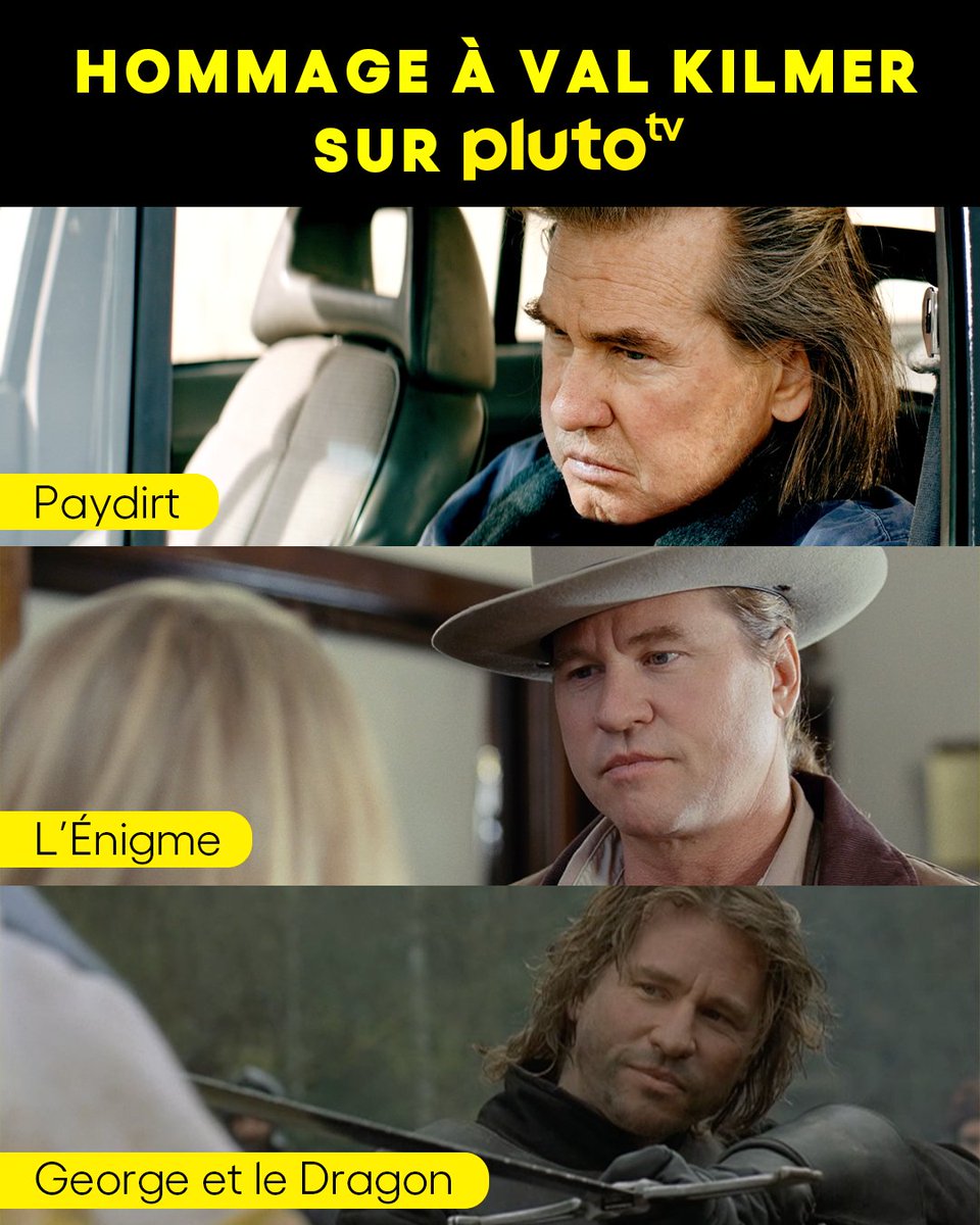 Hommage à la légende Val Kilmer 💛
Redécouvrez dès maintenant ses performances inoubliables dans notre catégorie spéciale à la demande, dédiée à ses films cultes.