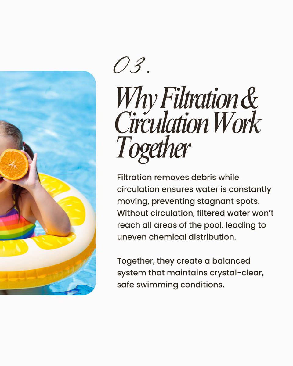 aqvastar's tweet image. Filtration &amp;amp; Circulation: The Perfect Duo for Crystal-Clear Pools! 🏊‍♂️ Keep your pool water clean, safe, and refreshing by ensuring both systems work together.
Visit us: aqvastar.in
#aqvastar #PoolSolutions #poolchlorinator #poolequipment #watertreatment #cleanpool