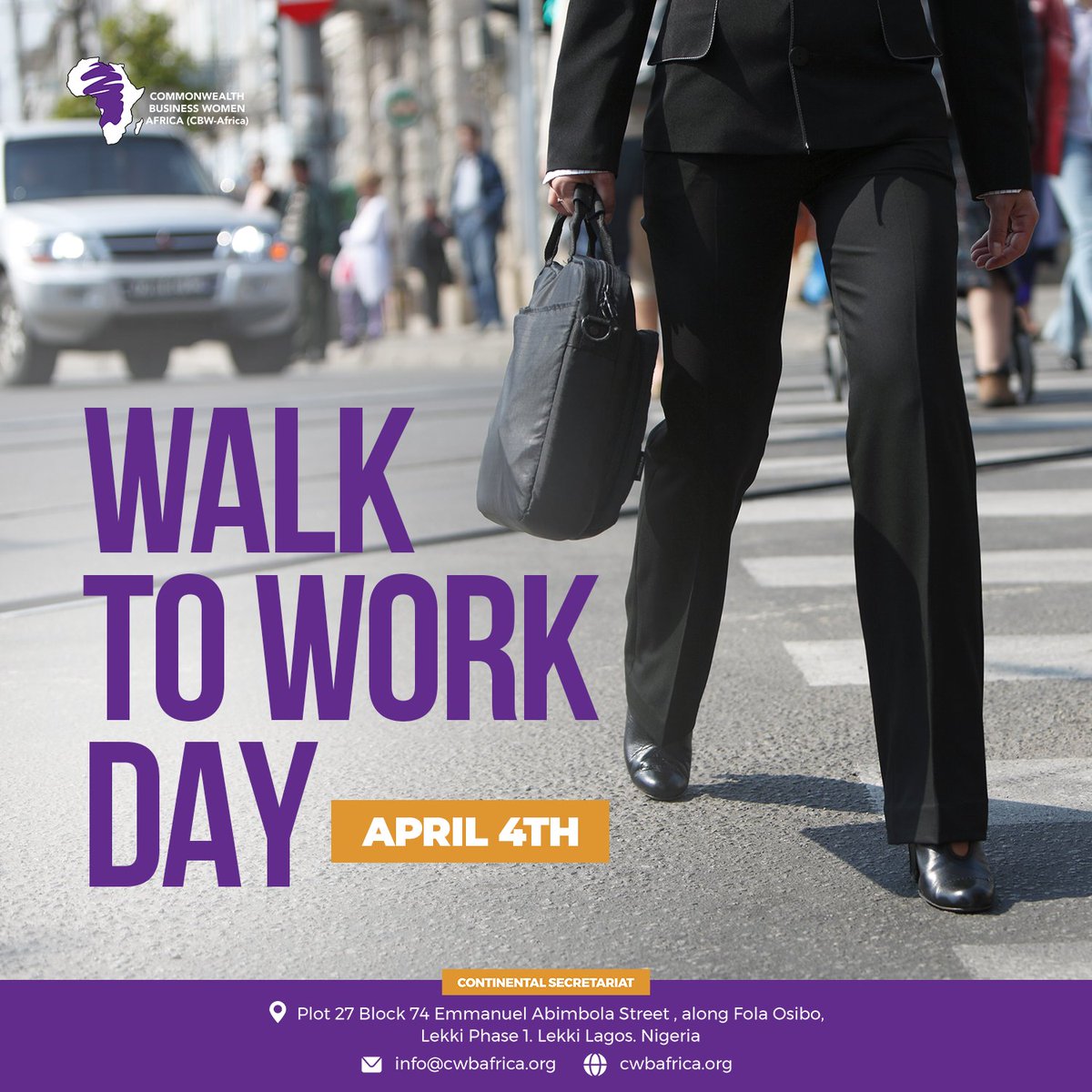 How are you celebrating Walk to Work Day? 

Women #Walktoworkday Funke Akindele Electricity 2baba Lagos Julius Abure Rema Simi Anambra Labour Party Fulani North P Square Kevin De Bruyne Supreme Court Manchester City Walls Farming Riggs Maggi Oxlade