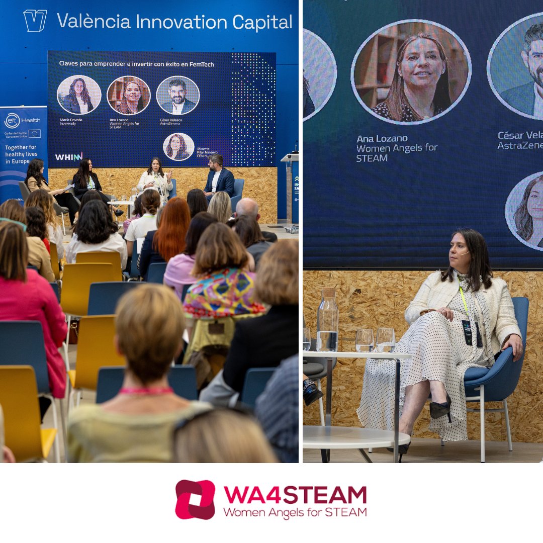 WA4STEAM (@wa4steam) on Twitter photo Great event at #InnPulsoSalud by <a href="/EIT_Health_es/">EIT Health Spain</a> in Valencia! 🚀
Our member Ana Lozano shared insights on #FemTech & #Innovation. A vital discussion on the future of women's health!
💞 WA4STEAM supports #WomenInTech 👉 Visit bit.ly/3KoF6XU to become a member. Great event at #InnPulsoSalud by <a href="/EIT_Health_es/">EIT Health Spain</a> in Valencia! 🚀
Our member Ana Lozano shared insights on #FemTech & #Innovation. A vital discussion on the future of women's health!
💞 WA4STEAM supports #WomenInTech 👉 Visit bit.ly/3KoF6XU to become a member.