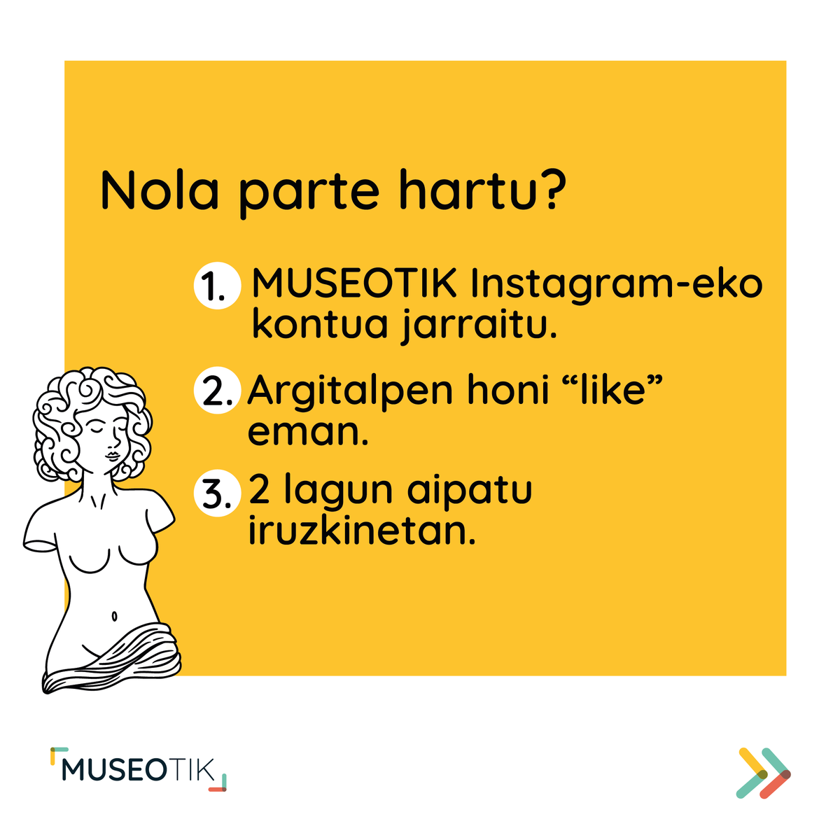 Museotikejgv's tweet photo. ZOZKETA!!! Instagram kontura jo gehiago jakiteko.   SORTEO!!! Id al perfil de Instagram para saber más.#Museotik #EuskalMuseoak #MuseosVascos #MuseoArmeríaÁlava #Historia #ArmasAntiguas #Kultura #Ondarea #Sorteo #PatrimonioHistorikoak https://t.co/WncVCcNHUe