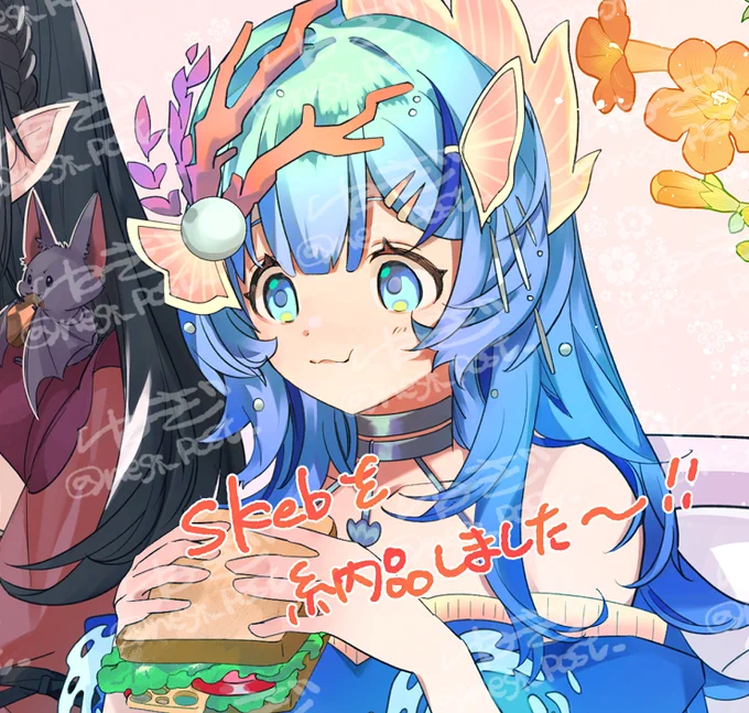 skeb納品しました～!!ありがとうございました 