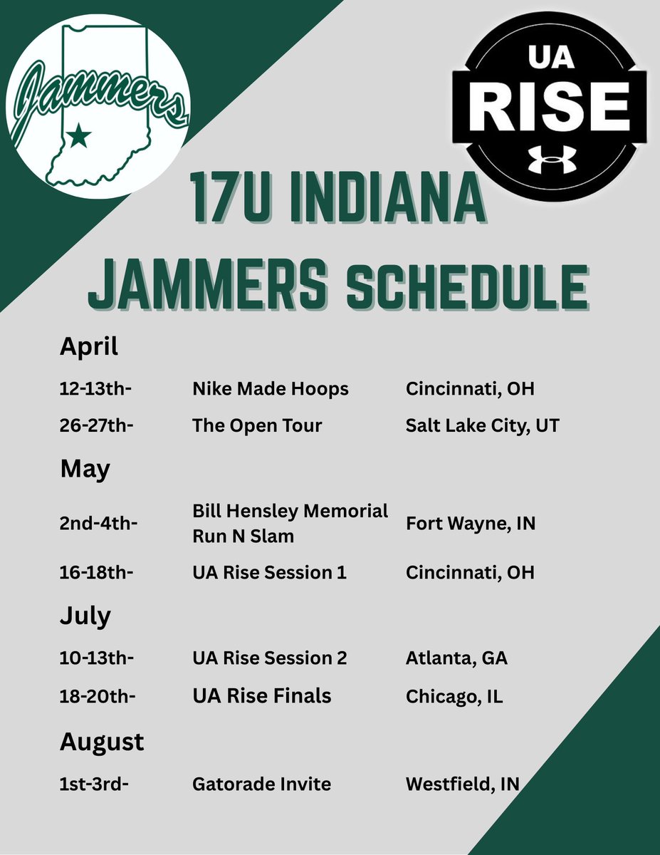 Indiana Jammers (@jammersaau) on Twitter photo INDIANA JAMMERS 17U #UARISE <a href="/RiseCircuit/">UA Rise Circuit</a> <a href="/PrepHoopsIN/">Prep Hoops Indiana</a> <a href="/kylerstaley/">Kyler Staley</a> <a href="/KyleNeddenriep/">Kyle Neddenriep</a> <a href="/BRamseyKSR/">Brandon Ramsey</a> <a href="/ZT17Hoops/">Zak Tyler</a> INDIANA JAMMERS 17U #UARISE <a href="/RiseCircuit/">UA Rise Circuit</a> <a href="/PrepHoopsIN/">Prep Hoops Indiana</a> <a href="/kylerstaley/">Kyler Staley</a> <a href="/KyleNeddenriep/">Kyle Neddenriep</a> <a href="/BRamseyKSR/">Brandon Ramsey</a> <a href="/ZT17Hoops/">Zak Tyler</a>