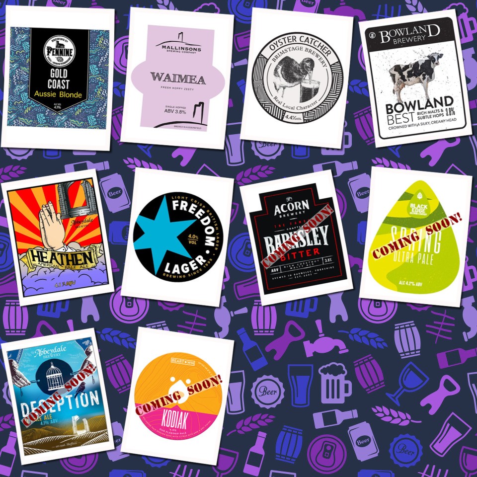 The Corner Post (@cornerpost_the) on Twitter photo Here's our starting line-up as we head into Grand National week-end. We are open from 3pm - 9pm if you fancy popping in to try them out. Cheers!
<a href="/PennineBrewing/">Pennine Brewing Co</a> <a href="/Mallinsons/">Mallinsons</a> <a href="/BrimstageBeer/">Brimstage Brewery</a> <a href="/BowlandBrewery/">Bowland Brewery</a> <a href="/AbbeydaleBeers/">Abbeydale Brewery</a> <a href="/FreedomBrewery/">Freedom Brewery</a> <a href="/LiverpoolCAMRA/">Liverpool CAMRA</a>
#RealAleFinder Here's our starting line-up as we head into Grand National week-end. We are open from 3pm - 9pm if you fancy popping in to try them out. Cheers!
<a href="/PennineBrewing/">Pennine Brewing Co</a> <a href="/Mallinsons/">Mallinsons</a> <a href="/BrimstageBeer/">Brimstage Brewery</a> <a href="/BowlandBrewery/">Bowland Brewery</a> <a href="/AbbeydaleBeers/">Abbeydale Brewery</a> <a href="/FreedomBrewery/">Freedom Brewery</a> <a href="/LiverpoolCAMRA/">Liverpool CAMRA</a>
#RealAleFinder