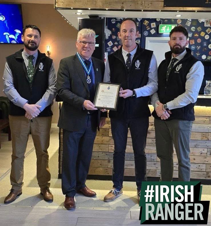 Congratulations to the 1st Battalion Welfare Team for being recognised by the High Sheriff of Shropshire for their outstanding contributions. 

Their dedication to supporting serving personnel, families, and the local community is truly commendable.

👏☘️
