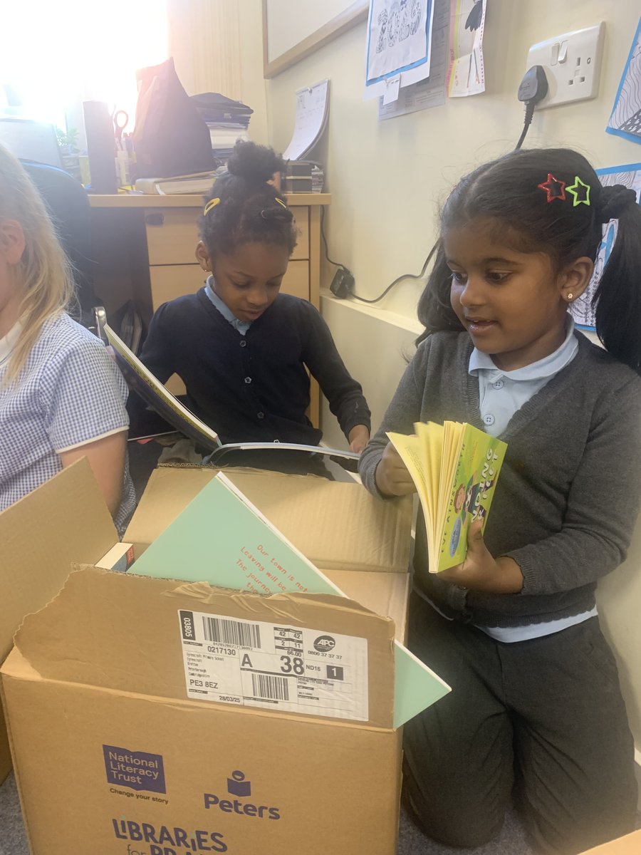 Eyrescroft Primary (@eyrescroftps) on Twitter photo We are over the moon with our #LibrariesforPrimaries delivery from <a href="/Literacy_Trust/">National Literacy Trust</a> and cannot wait to get reading. Thank you 📖♥️ We are over the moon with our #LibrariesforPrimaries delivery from <a href="/Literacy_Trust/">National Literacy Trust</a> and cannot wait to get reading. Thank you 📖♥️