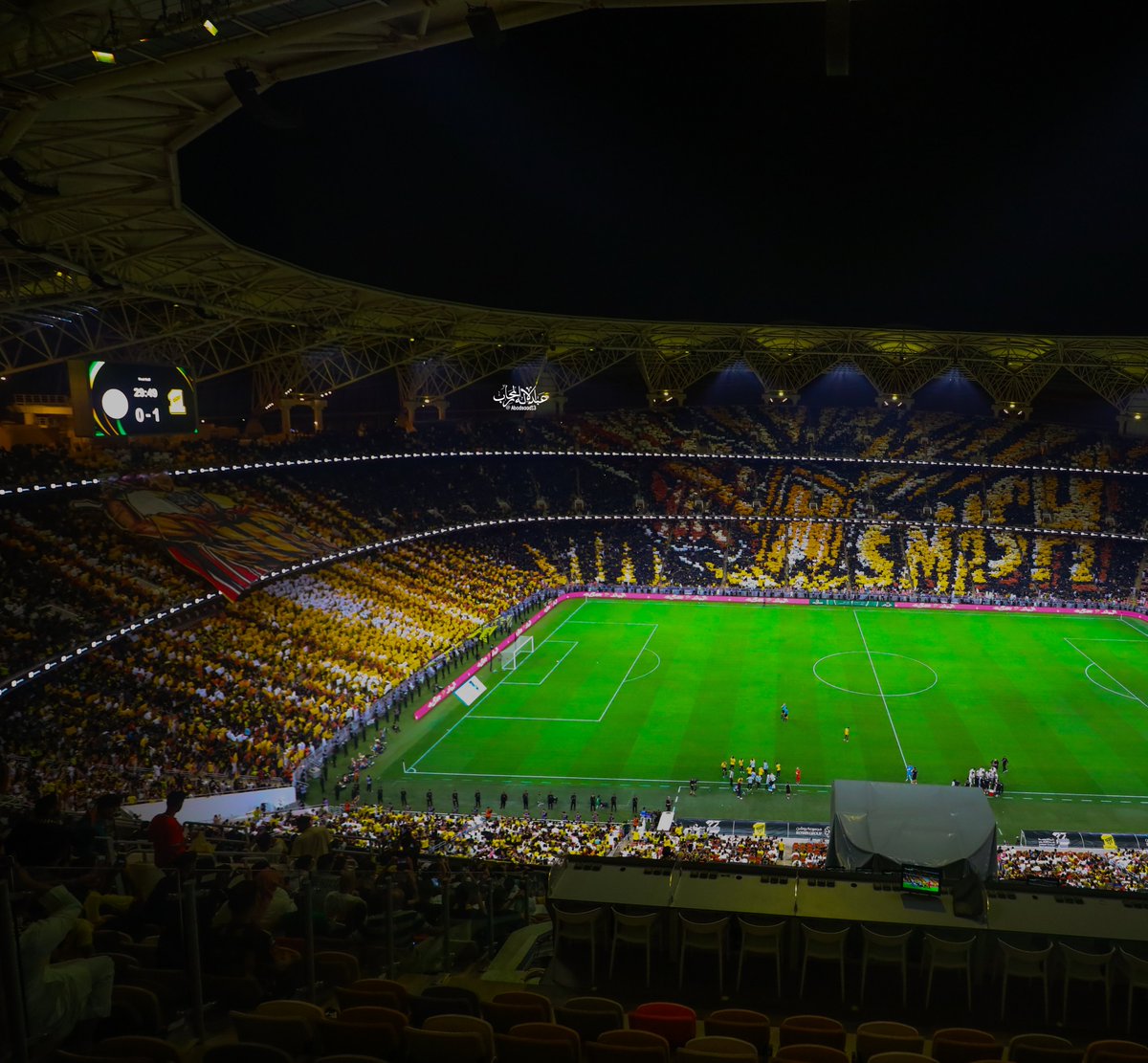 أحد من شاركونا هذا التيفو 
إنتقل إلى رحمة الله تعالى بحادث سير وهو بطريق عودته للمدينة المنورة 
الشاب/فارس الصبحي 
أحر التعازي و أصدق المواساة لأسرته ولمحبيه 
ولا نقول الا إنا لله وإنا اليه راجعون
واجبنا الدعاء له بالرحمة والمغفرة والتصدق عنه في هذه الفرصة
ehsan.sa/donationcampai…