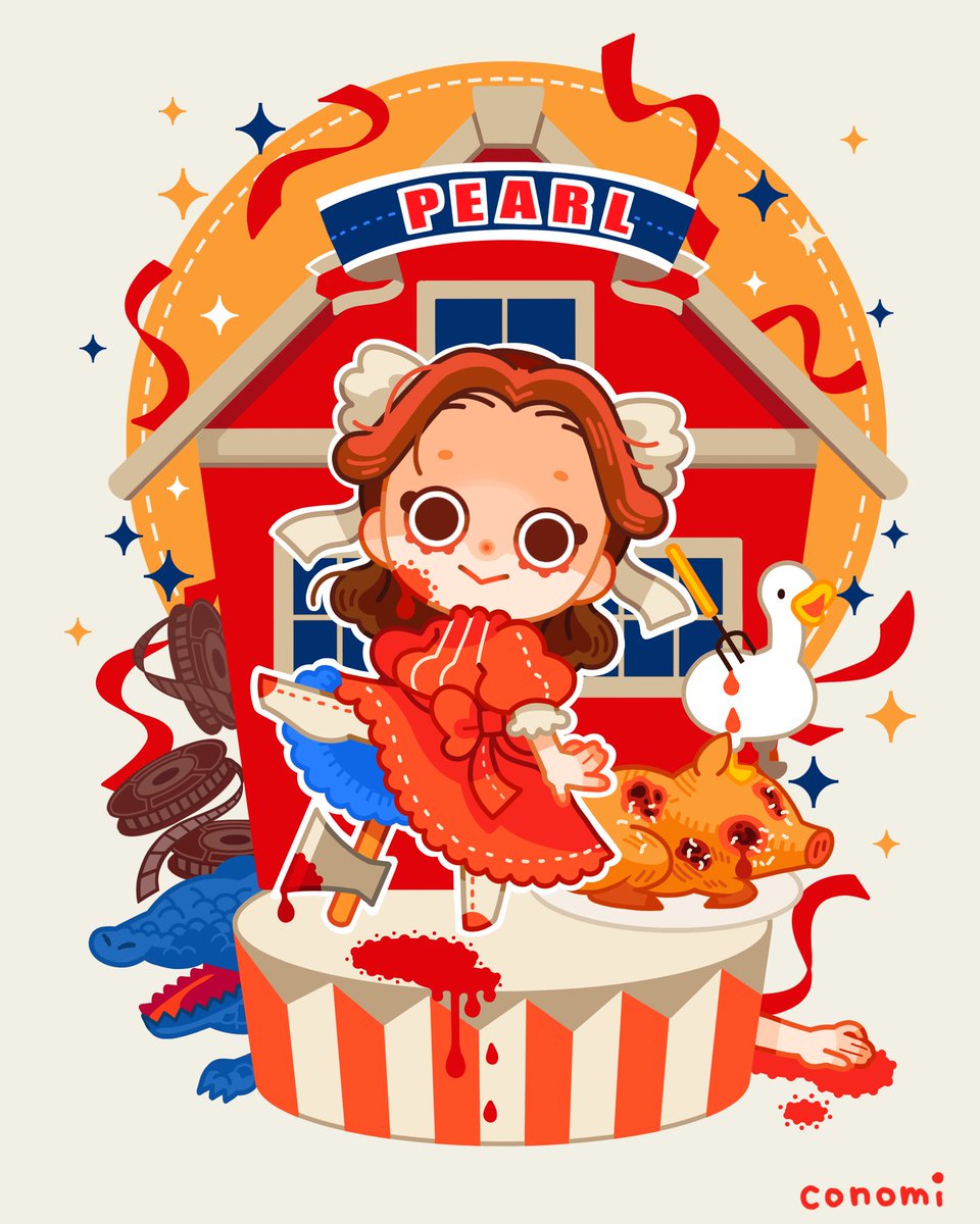 PEARL : fan art
リハビリがてら、ちょこちょこ観た映画のファンアートを投稿しようかなとおもうのですがホラー多めなので注意をば