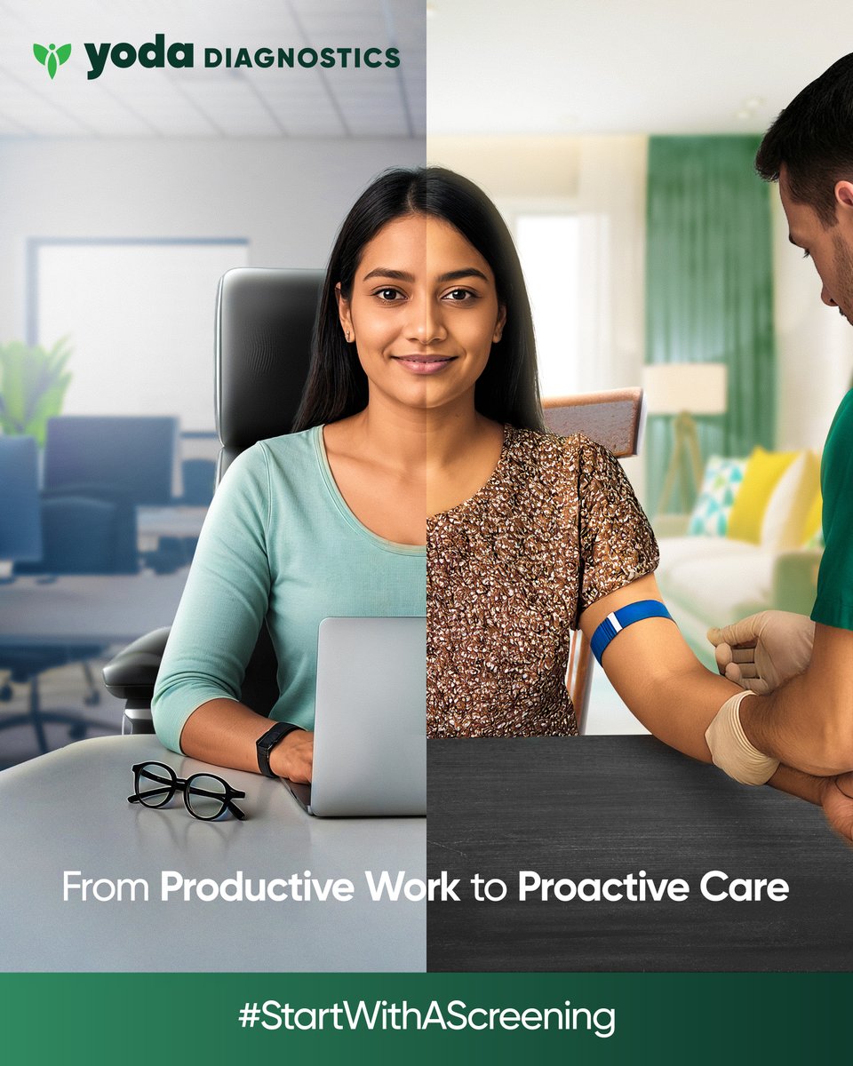 mryoda_official's tweet image. Success at work is important, but success in health is everything.
While balancing work and staying productive is important, balancing your health with proactive regular screenings is just as crucial. Don’t wait for your body to give you signals!
#StartWithAScreening