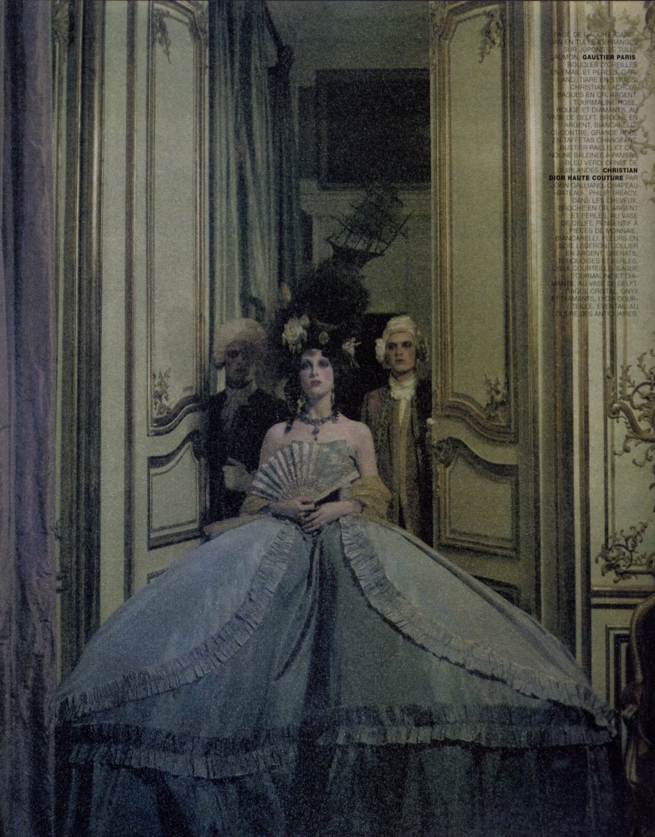 Magnificent editorial in the lens of ✨Karl Lagerfeld✨ 'MARQUISE