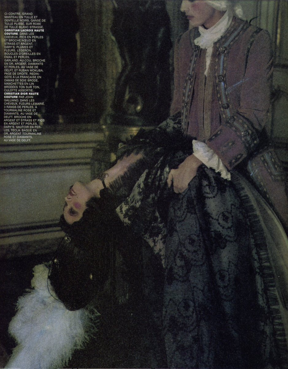 Magnificent editorial in the lens of ✨Karl Lagerfeld✨ 'MARQUISE