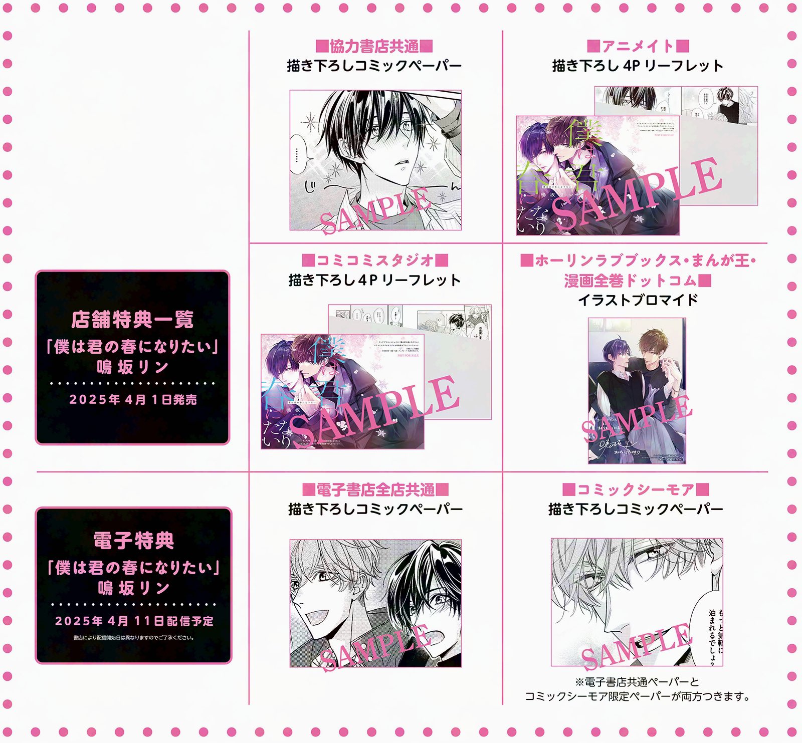 BL アニメイト特典小冊子 リーフレットまとめ売りセット BL アニメイト特典小冊子 リーフレットまとめ売りセット