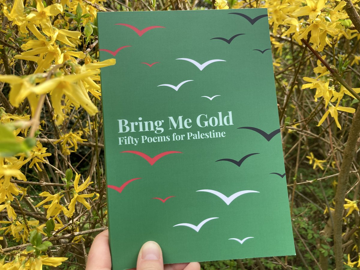 Alice Fowler (@alicefwrites) on Twitter photo Happy to receive my copy of 'Bring Me Gold', 50 Poems for Palestine. Thanks to publisher <a href="/farhanashaikh/">Farhana Shaikh 🍉</a> <a href="/DahliaBooks/">Dahlia Books</a>, all the £10 cover price goes to <a href="/MedicalAidPal/">Medical Aid for Palestinians</a>. Includes my <a href="/SWWJ/">SWWJ</a> winning poem, 'You're Breaking up'. Info & buy link in bio 💛#poetry Happy to receive my copy of 'Bring Me Gold', 50 Poems for Palestine. Thanks to publisher <a href="/farhanashaikh/">Farhana Shaikh 🍉</a> <a href="/DahliaBooks/">Dahlia Books</a>, all the £10 cover price goes to <a href="/MedicalAidPal/">Medical Aid for Palestinians</a>. Includes my <a href="/SWWJ/">SWWJ</a> winning poem, 'You're Breaking up'. Info & buy link in bio 💛#poetry