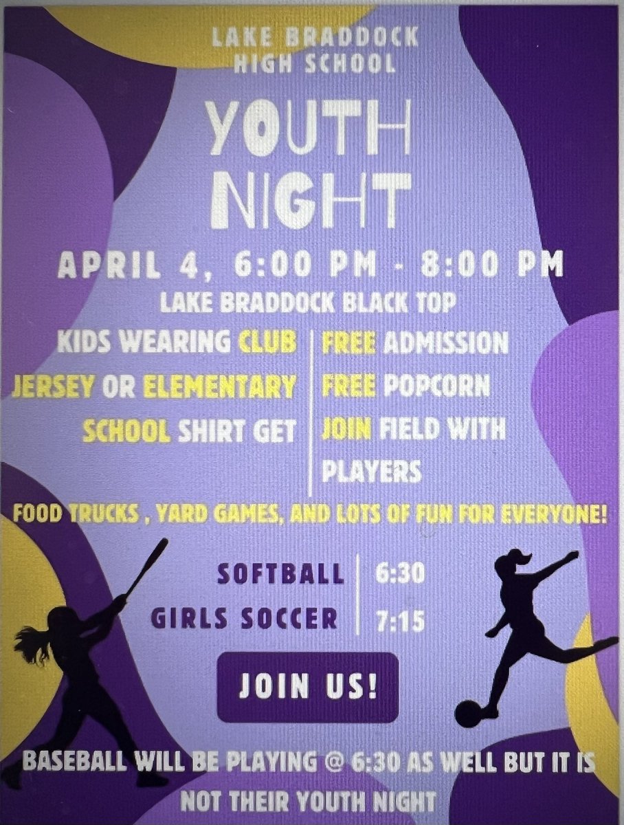 For all youth and youth sports, come out tonight and cheer on the Bruins! Spread the word for a fun filled Friday night !!!