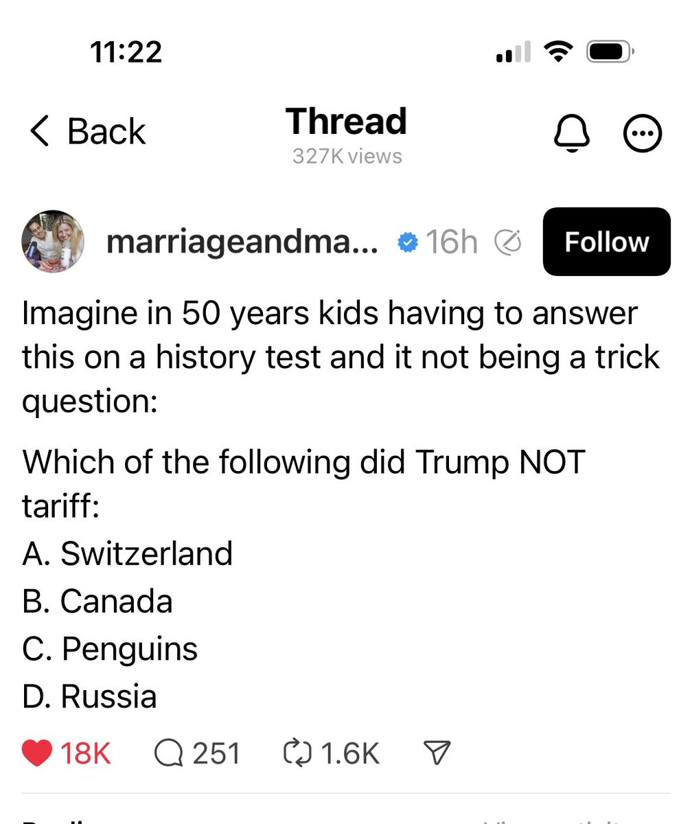 PenFarthing's tweet image. This is the best thing I have seen on the internet in a long time… absolute gold ⭐️(and proves just how well thought out @realDonaldTrump tariff plan really is…..😂😂 )