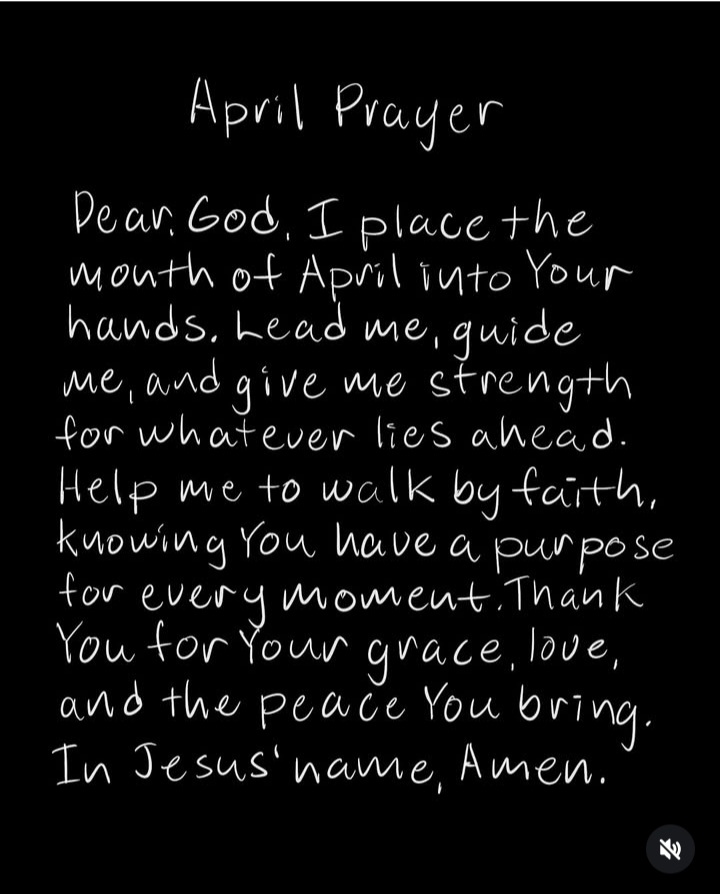 BupeNgoy's tweet photo. Wishing everyone a #PeacefulFriday 
On this #FirstFridayOfApril 
I want to share a Prayer.
#AprilPrayer  #AprilWish 
Wishing everyone Health. Happiness. Peace. Love and Joy.
Stay strong. 
Stay safe ⚘️ 
Have a wonderful weekend ahead. 
#FridayFeeling 
#FridayVibes https://t.co/UZk2eMDvON