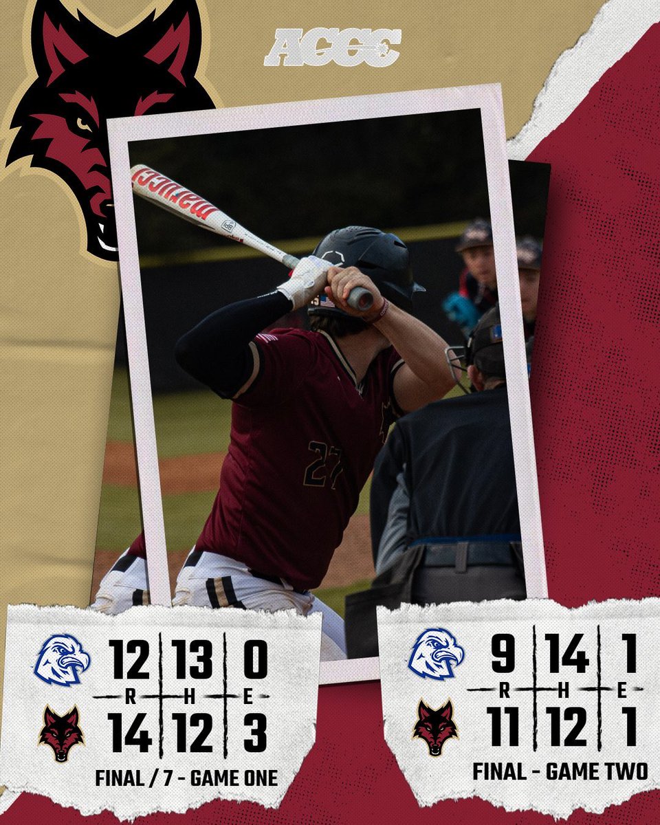 BSB ⚾️ | Coyotes came away with a big conference sweep yesterday evening across two high-scoring games against Calhoun!

#GoYotes | <a href="/CoyoteSouthBSB/">CA South Coyote Baseball</a>