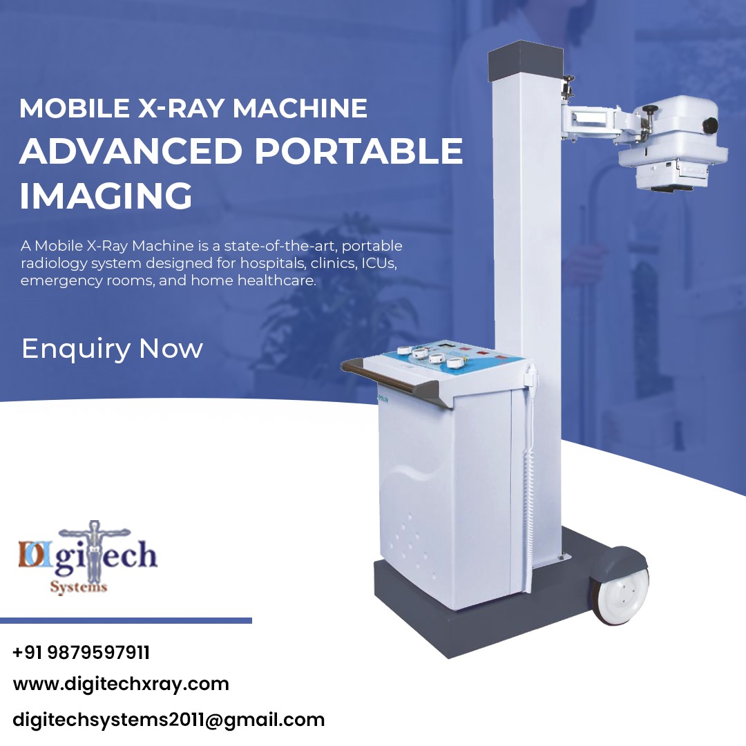 DigitechX_Ray's tweet image. 🔍 Precision on the Move!
Experience high-quality diagnostics anywhere with our Advanced Mobile X-Ray Machine. Designed for portability and powered by cutting-edge imaging technology, it's the perfect solution for on-site and emergency care.

#MobileXRay #PortableXRayMachine