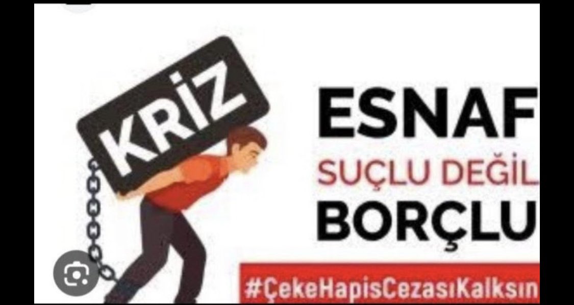 <a href="/gurseltekin34/">Gürsel Tekin</a> Sözleşmeden doğan yükümlülüğü yerine getirememenin cezası özgürlük kısıtlayıcı olamaz.Bunu biz değil ANAYASA söylüyor

İflas eden binlerce #çekmağduru esnafı yeniden ekonomiye kazandırmak için çek yasasında düzenleme talep ediyoruz.

#CEKEHAPİSCEZASIKALKSIN 
 
<a href="/gurseltekin34/">Gürsel Tekin</a>