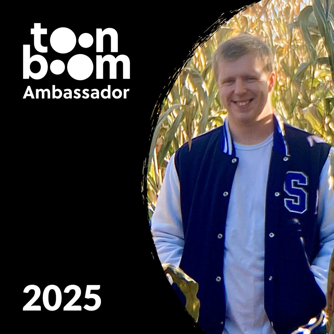 I've been selected as a ToonBoom Harmony Ambassador for 2025! I'm grateful for the opportunity.
I'm back to Twitter for the time being to post more animation and behind-the-scenes stuff for Harmony nerds. Stay tuned.
#toonboom #toonboomharmony #animation #compositing