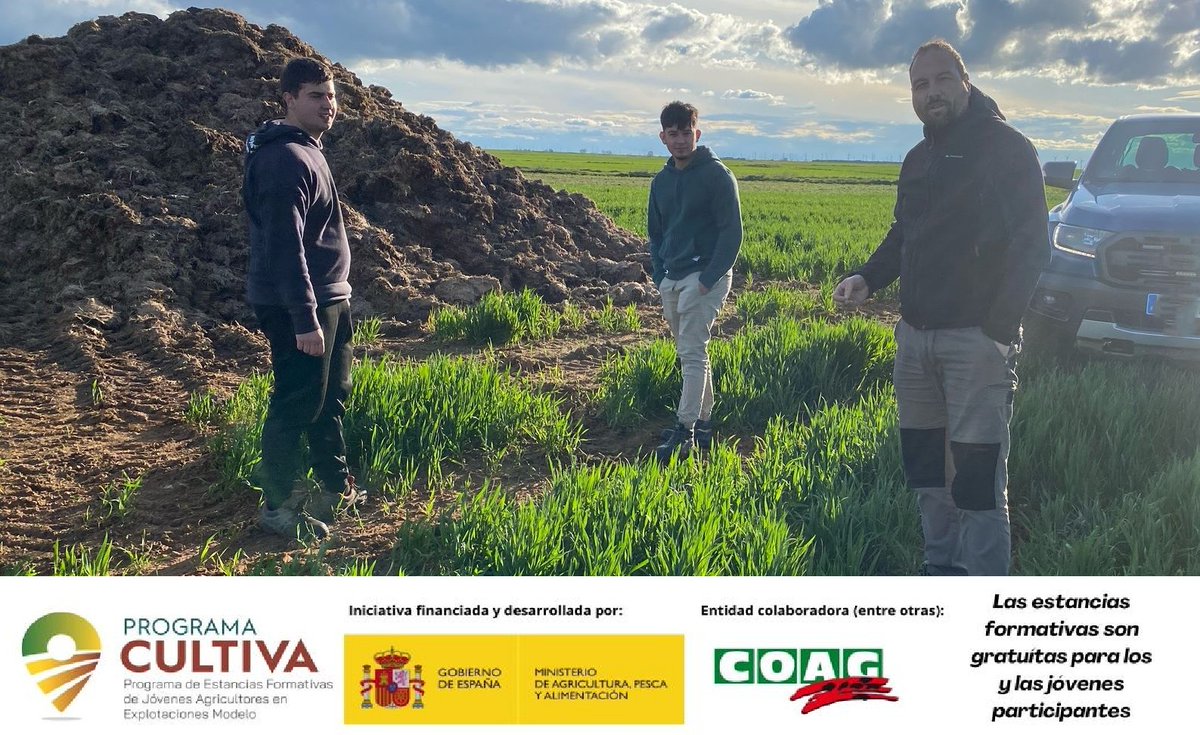 Hoy termina el #programaCULTIVA #Agricultura 4.0 y #Lavanda🪻📷#AutilladelPino (#Palencia) . 🚜.Los alumnos Guillermo, Alberto  y Javier se llevan una experiencia inolvidable de la mano de Jesús Revilla
👉goo.su/UW9v
👉goo.su/vYGF3 
@mapagob
<a href="/CoagCyl/">COAG CyL</a>