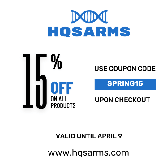 hqsarms's tweet photo. Receive a 15% discount on all products at https://t.co/LYIgqPlV9S by using coupon code SPRING15 during checkout. 

This offer is valid until April 9. 

#hqsarms #discount #sarms https://t.co/r0weucXvI4