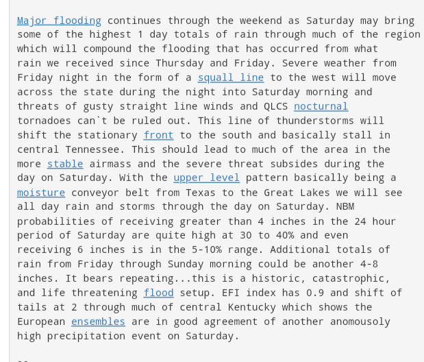 AnubizzzBurner's tweet photo. NWS Louisvilles afd gave me chills https://t.co/dKXJqpePsX