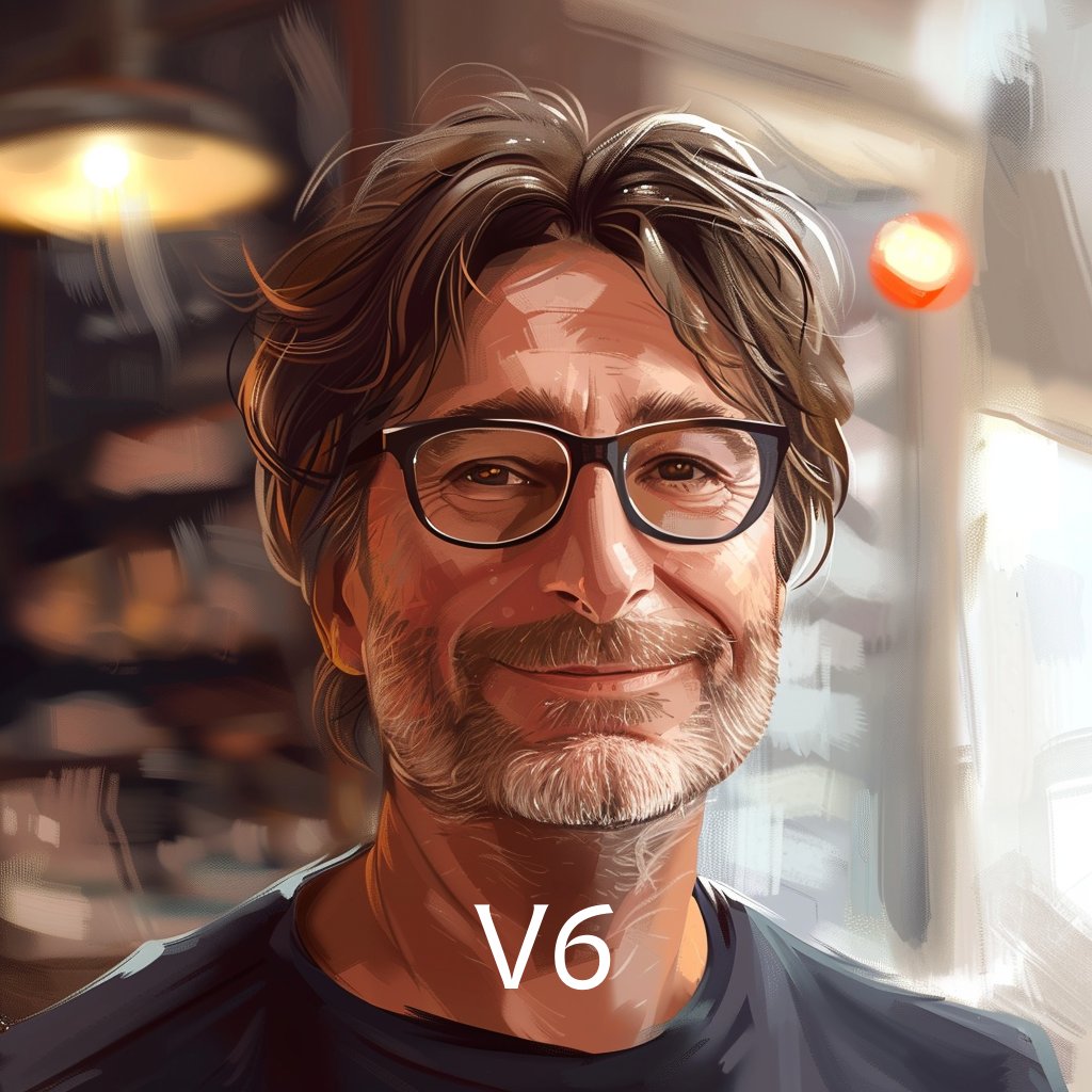 heisbrg's tweet photo. Midjourneye bugun sabah saatlerinde gelen V7 güncellemesini,bir eski sürümü olan V6 ile kıyasladım.Promtları ve görselleri  aşağıya bırakıyorum. https://t.co/vsnZKXCgVa