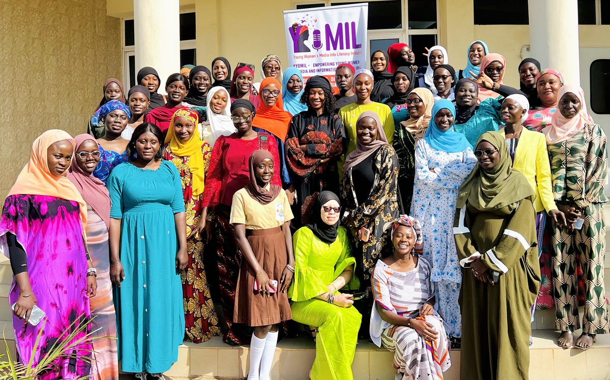 YoMIL_Gambia's tweet photo. Today we officially start our final workshop in the Kanifing Municipality. The focus is on building the capacity of 50 Young Women and girls in the Media on Media and Information Literacy and critical thinking skills. #YoMIL | #InformationLiteracy | #empowerment | #media https://t.co/s7BXoZHer6