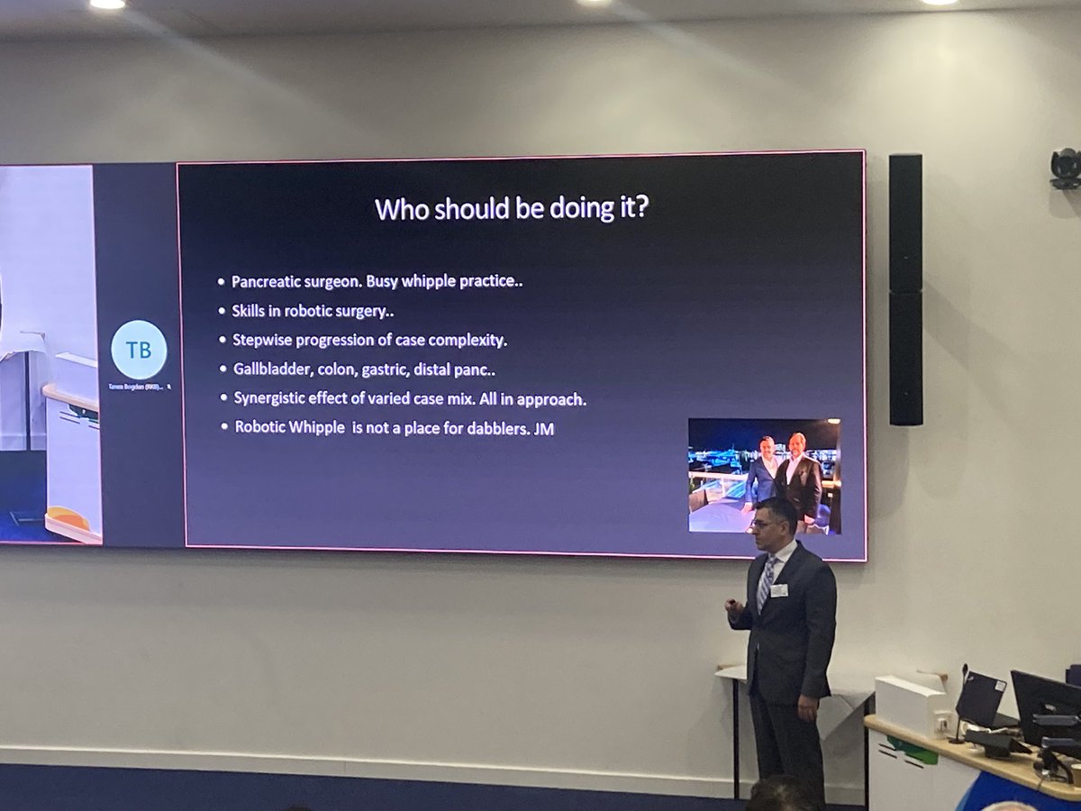 Raj Lahiri (@rajibaji1983) on Twitter photo A privilege to listen to <a href="/AhmadAbouAbbas8/">Ahmad Abou Abbass</a> and his robotic HPB journey at the UK robotic HPB conference in Coventry. Thank you to <a href="/Jawad004/">Jawad Ahmad</a> for his continuous drive to improve robotic HPB in 🇬🇧 A privilege to listen to <a href="/AhmadAbouAbbas8/">Ahmad Abou Abbass</a> and his robotic HPB journey at the UK robotic HPB conference in Coventry. Thank you to <a href="/Jawad004/">Jawad Ahmad</a> for his continuous drive to improve robotic HPB in 🇬🇧