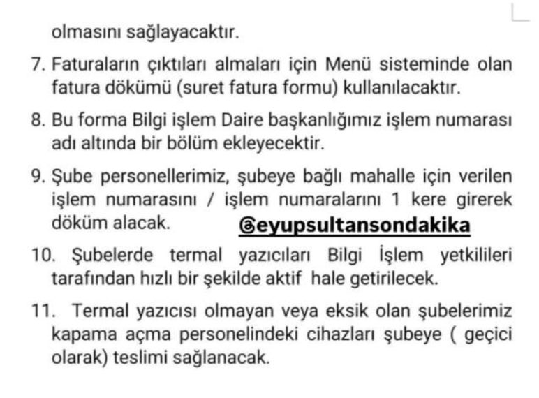 İSKİ sayaç okumayı bıraktı, artık tahmini “kıyas fatura” kesiyor!

Abonelere gönderilen faturaların üstünde “KIYAS-6” ibaresi var. Yani sayaç okunmadan, geçmiş kullanıma göre tahmini tutar belirlenmiş.

Sadece %31 sayaç okunabilmiş. Geri kalan mı? Göz kararı…

Hem suya fahiş zam
