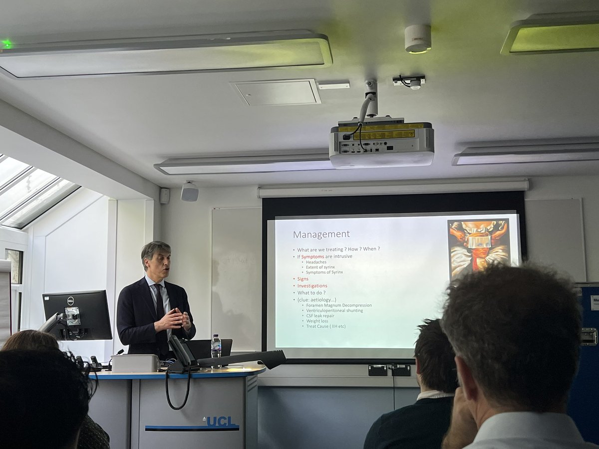 Queen Square Simulation Centre (@qs_simcentre) on Twitter photo For our last lecture of the day, we have the great Mr Prezerakos delivering a lecture on surgery for Chiari malformation
<a href="/gprezerakos/">Giorgos Prezerakos</a>
<a href="/drkanzatariq/">Kanza Tariq</a>
<a href="/EmaleeBurrows/">Emalee Burrows</a> For our last lecture of the day, we have the great Mr Prezerakos delivering a lecture on surgery for Chiari malformation
<a href="/gprezerakos/">Giorgos Prezerakos</a>
<a href="/drkanzatariq/">Kanza Tariq</a>
<a href="/EmaleeBurrows/">Emalee Burrows</a>