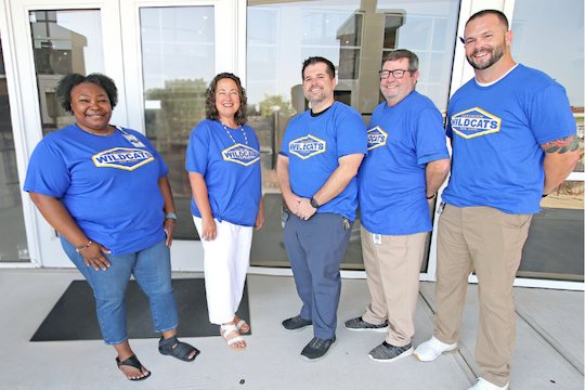 Happy National Assistant Principal Week to the best in the land!! LHS is so lucky to have this crew! (Left to Right~ Goodson, Burgess, Martinez, Cafferty and Williams) #haiLtothee25 #LexingtonOne