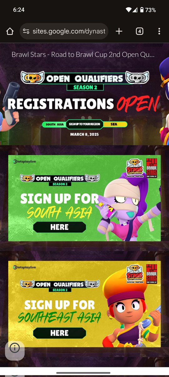 why is it redirecting me to tge March registrations website? can someone help?