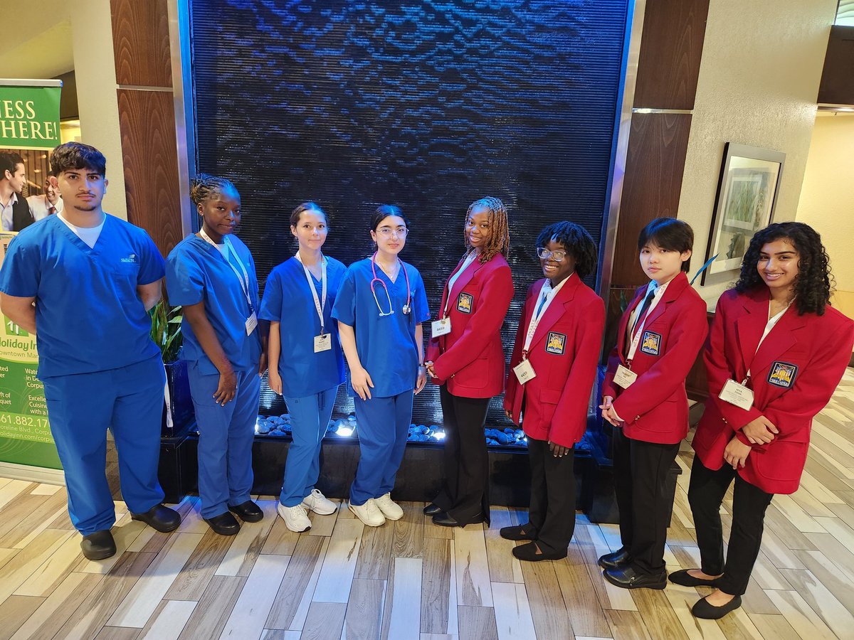 Several Health Science students heading to competition today at Del Mar! Wish them luck. <a href="/CTEReeseCenter/">James Reese Career and Technical Center</a> <a href="/SkillsUSATX/">SkillsUSA Texas</a> <a href="/lizg_canchola/">Elizabeth Canchola</a> <a href="/FBISD_CTE/">Fort Bend ISD CTE</a>