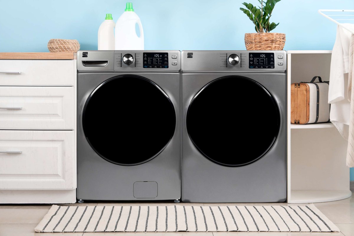 New season 🌷 = new vibes ✨. Time to wash away the winter blues (and maybe that pile of “I'll wash it later” laundry). Upgrade your cleaning game with Kenmore Appliances now at The Home Depot.  ow.ly/HVC950VtqlM

#SpringVibes #HomeAppliances #SpringCleaning  #LaundryGoals