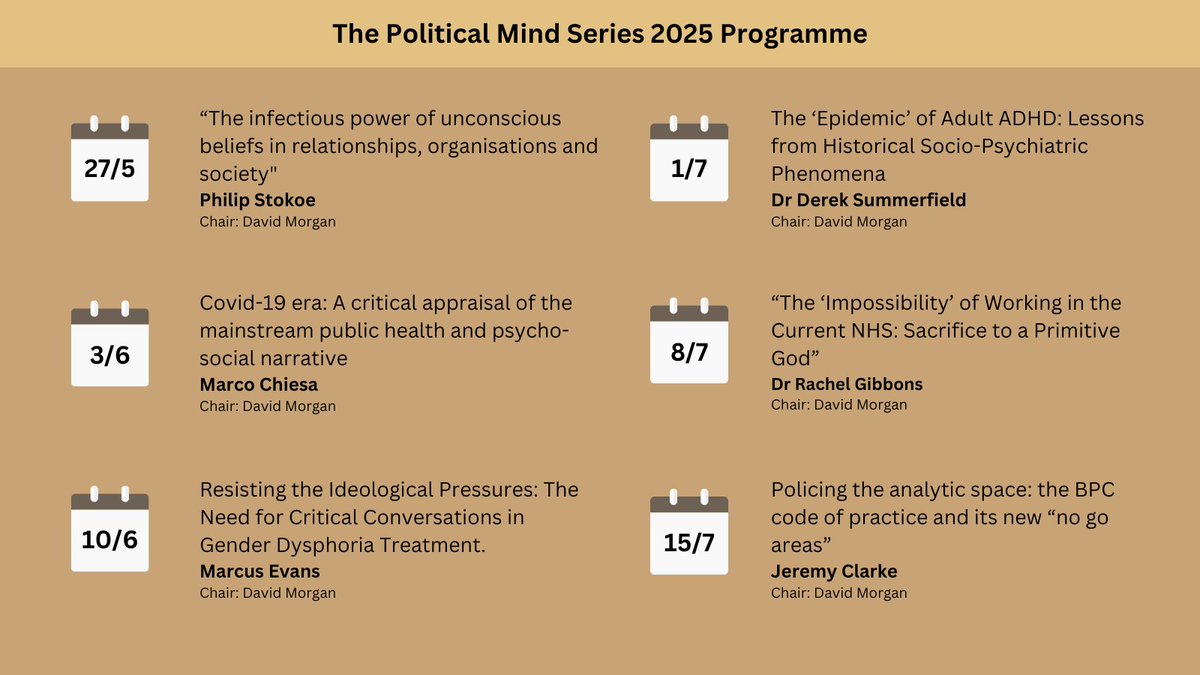 theIoPA's tweet image. 💡Register now for the upcoming Political Mind Series 2025. In this series, explore the many contemporary political issues of our time from a psychoanalytic perspective. 

📅Tuesdays 27th May - 15th July | 8:15pm-9:45pm BST
🔗ow.ly/k4VZ50VsZ06